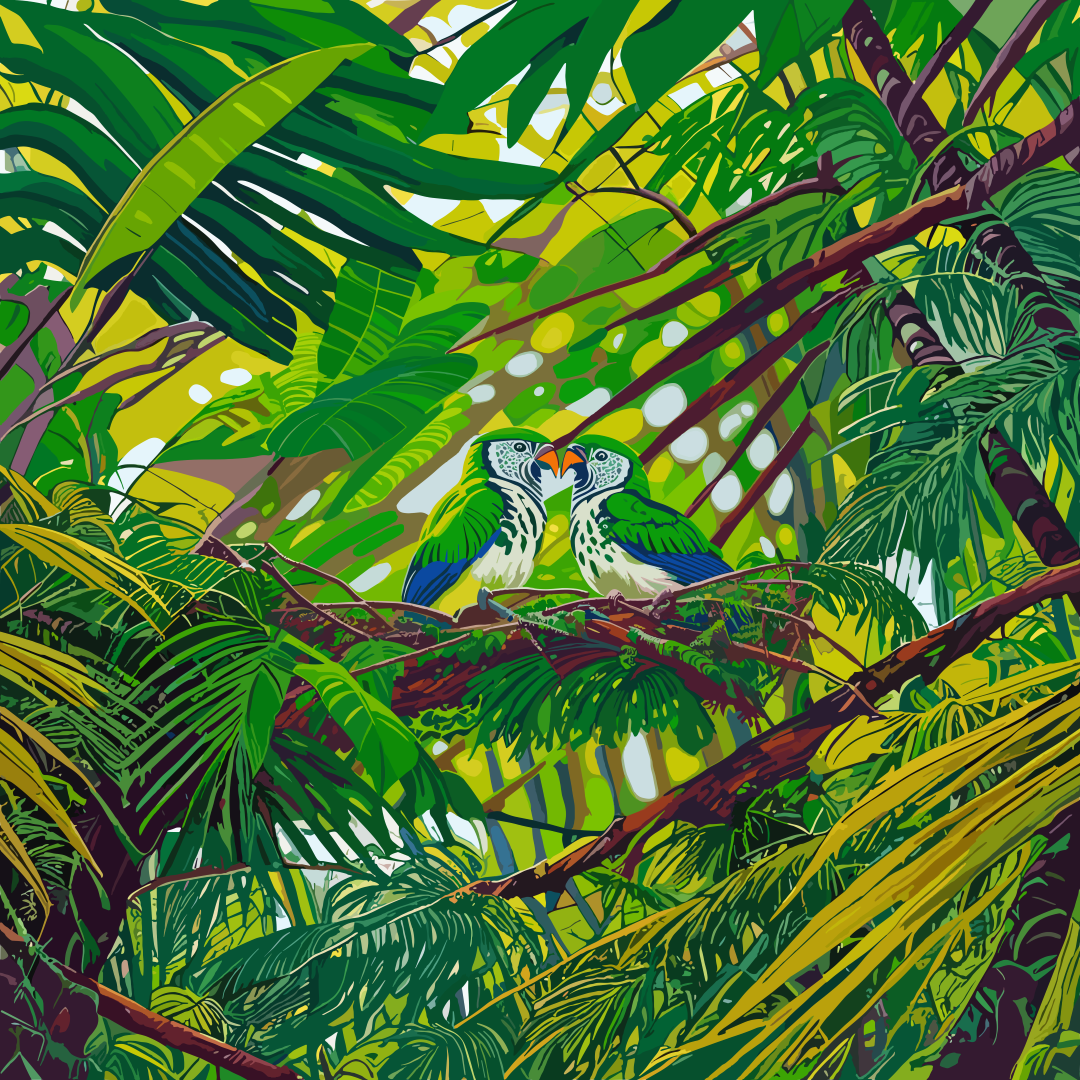 Lovebirds - Frame2 (SVG)